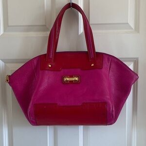 Vintage Marc Jacobs Pink & Red Leather Satchel bag